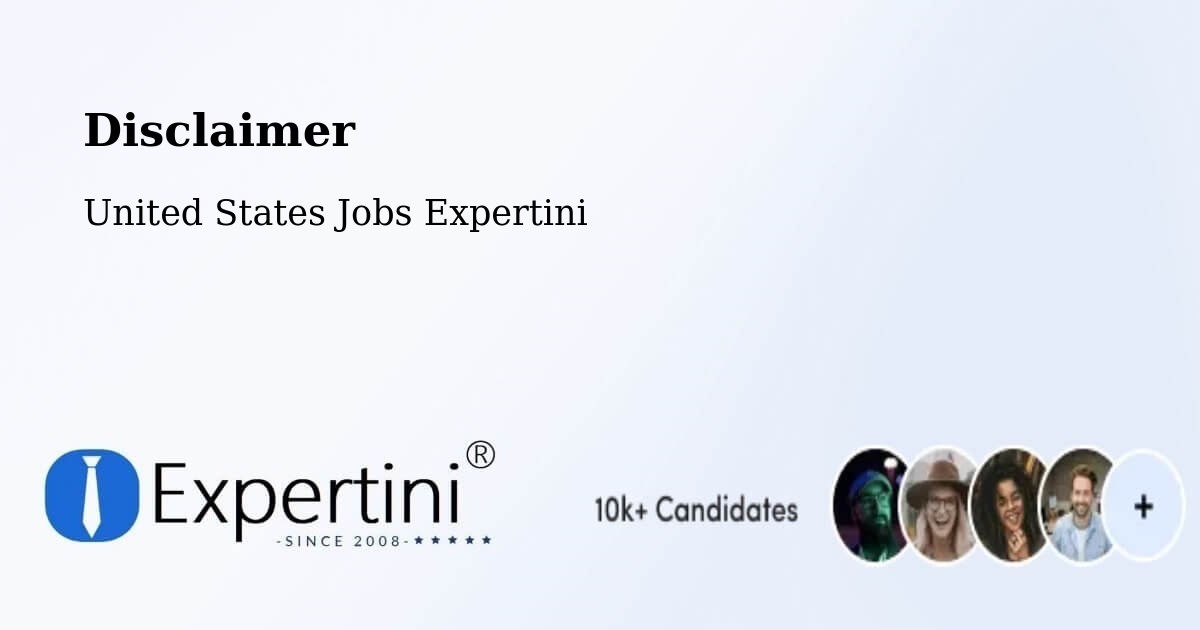Disclaimer – Davis - United States Jobs Expertini